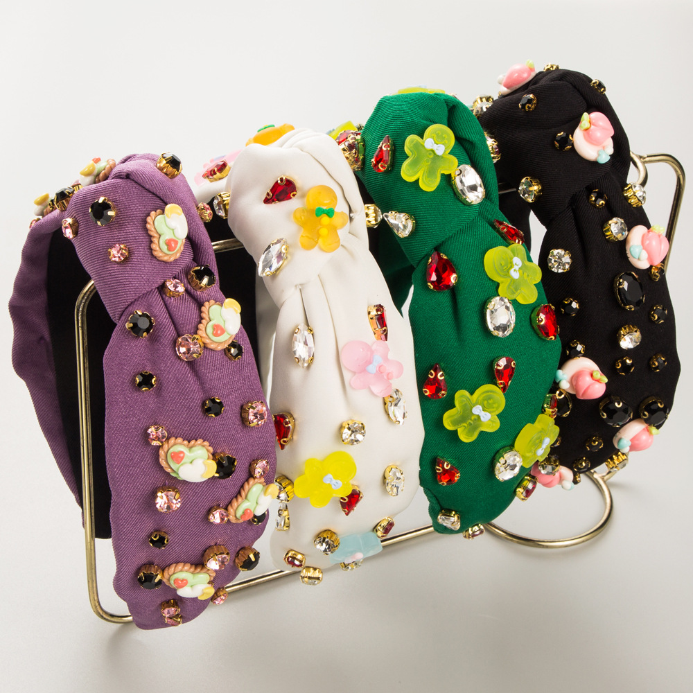 Men Accessories For Wedding - Hot-selling new gingerbread man decorative headband