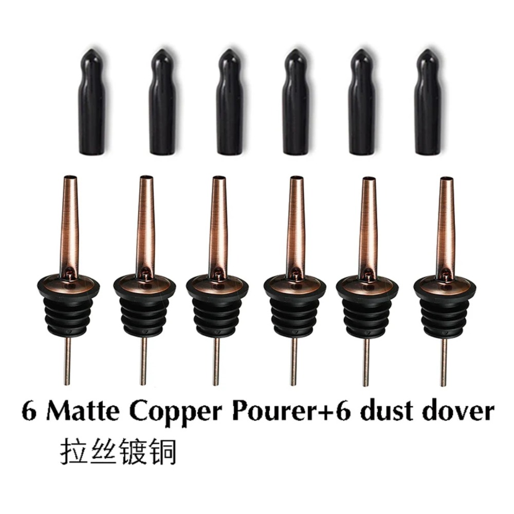 Flask Stainless Steel - 6PCS Stainless Steel Wine Pourer Stopper