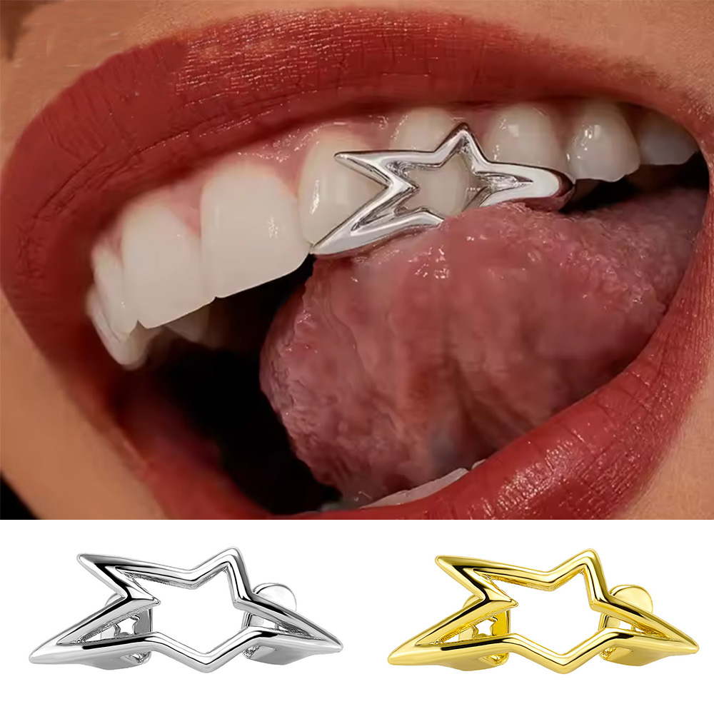Men Accessories H&M - YOUNGX Cyber Punk Irregular Hollow Star