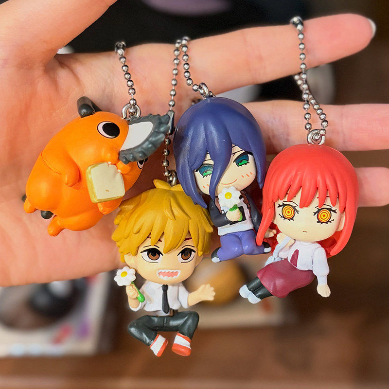 Men Accessories Collection - Chainsaw Man 3d Figure Keychain Anime