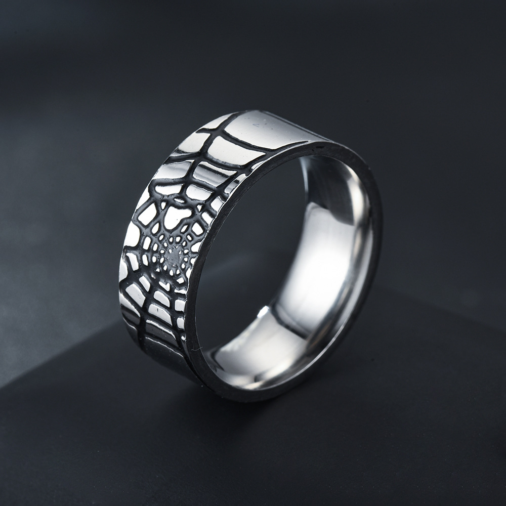 Stainless Steel Simple Spider  - Men Accessories For Wedding review and price