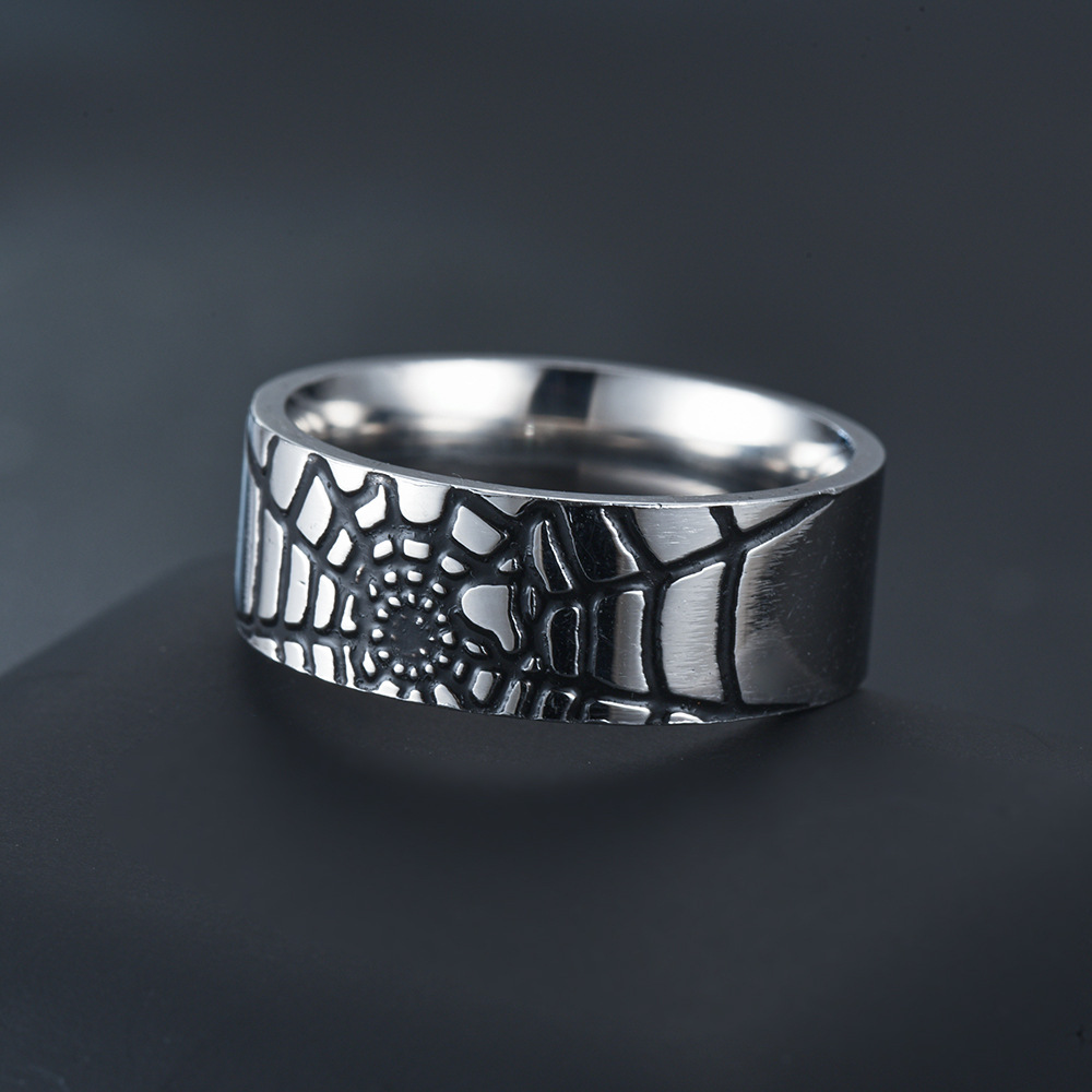 Stainless Steel Simple Spider  - Men Accessories For Wedding review and price