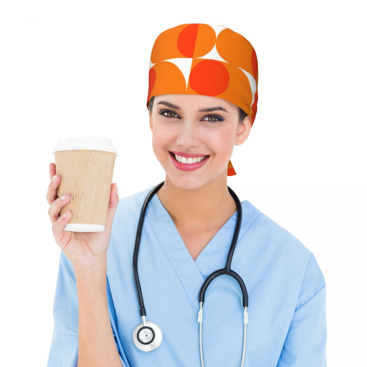 Orange Bauhau Scrub Hat Doctor - Men Accessories H&M review and price