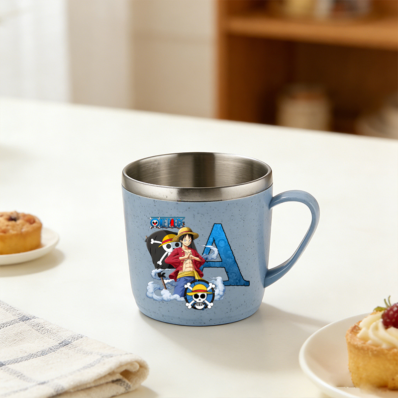 One Piece Water Cup Boy Girl A - Flask Stainless Steel review and price