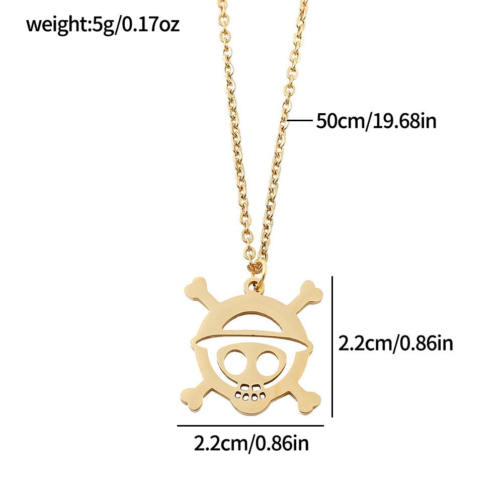 Anime Skull Alloy Hollow Penda - Men Accessories Pendant review and price