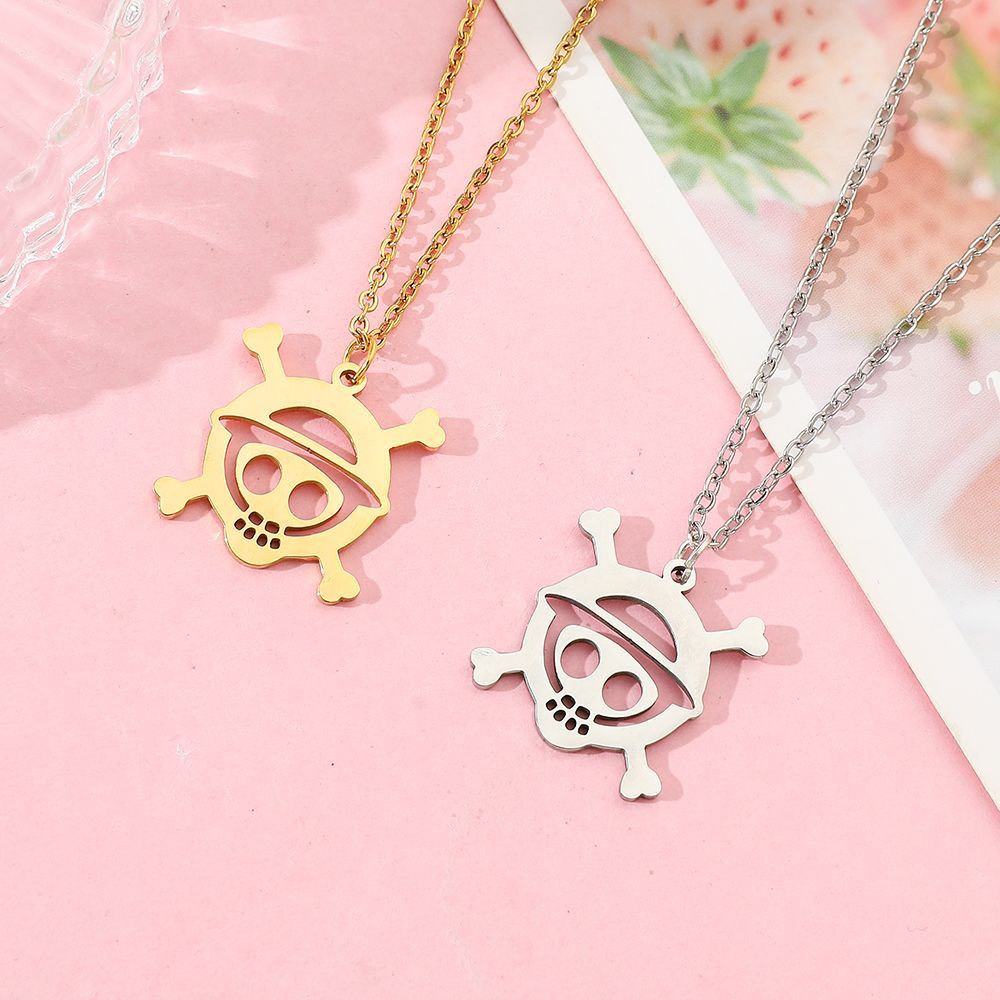 Anime Skull Alloy Hollow Penda - Men Accessories Pendant review and price