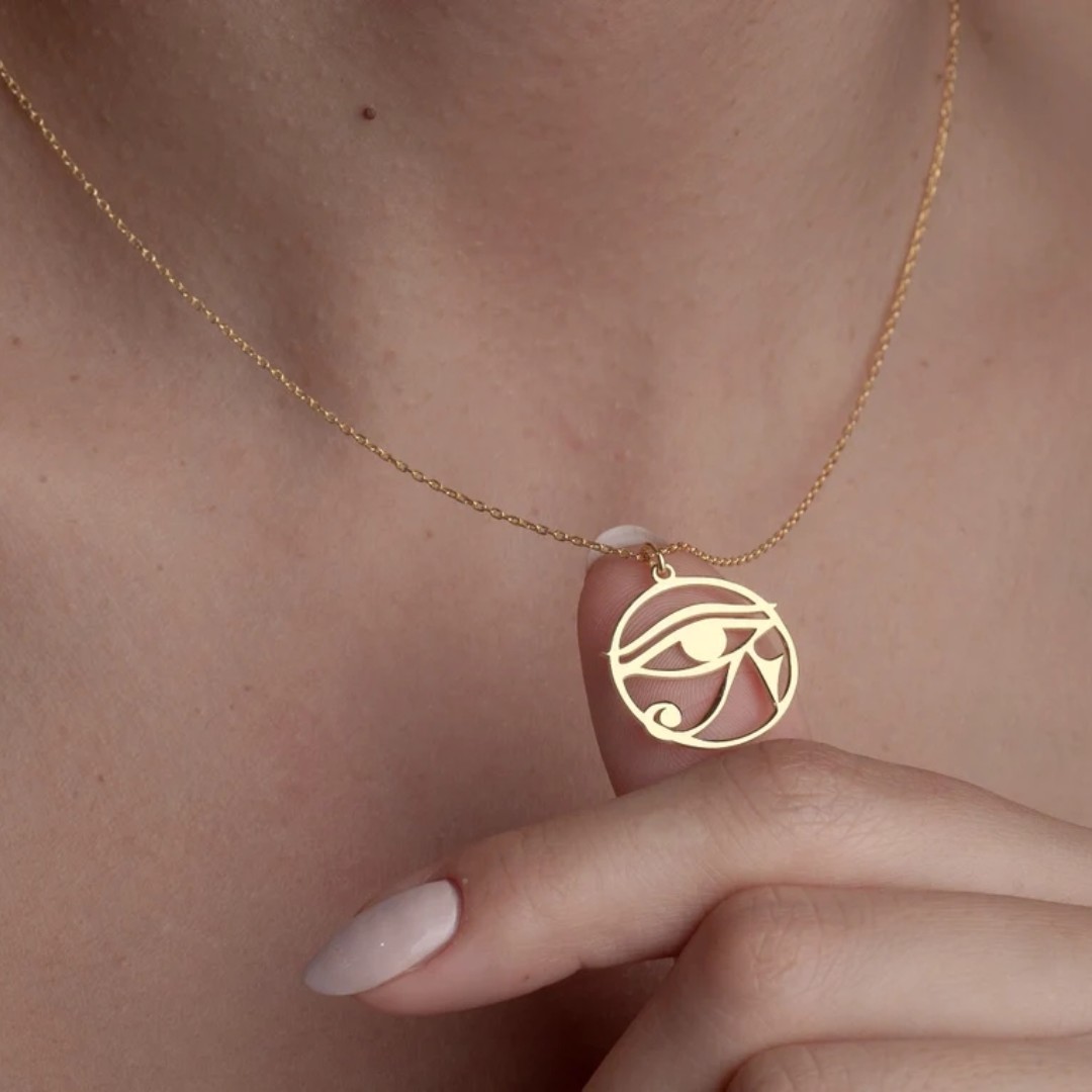 Retro Egypt Eye of Ra Pendant  - Men'S Accessories Jewelry Egypt review and price
