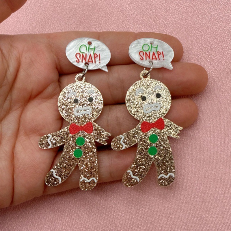 10pcs Cute Christmas Gingerbre - Men Accessories Pendant review and price