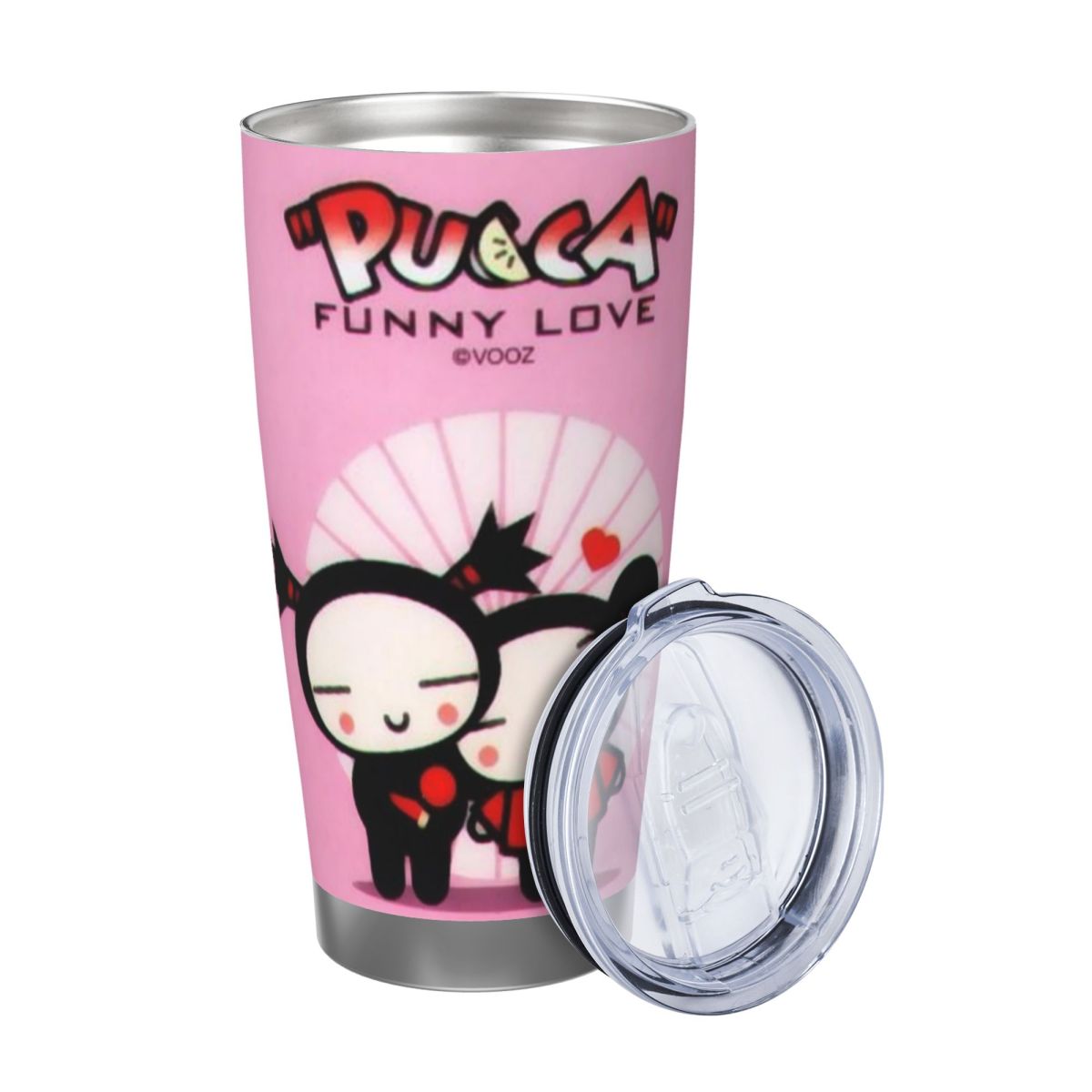 Cute Cartoon Pucca 20oz Stainl - Flask Stainless Steel review and price
