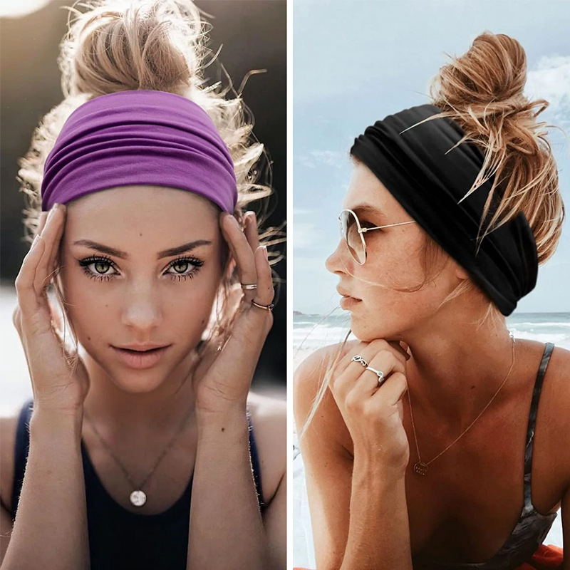 Sweatband for Men Women Elasti - Men'S Yoga Accessories review and price