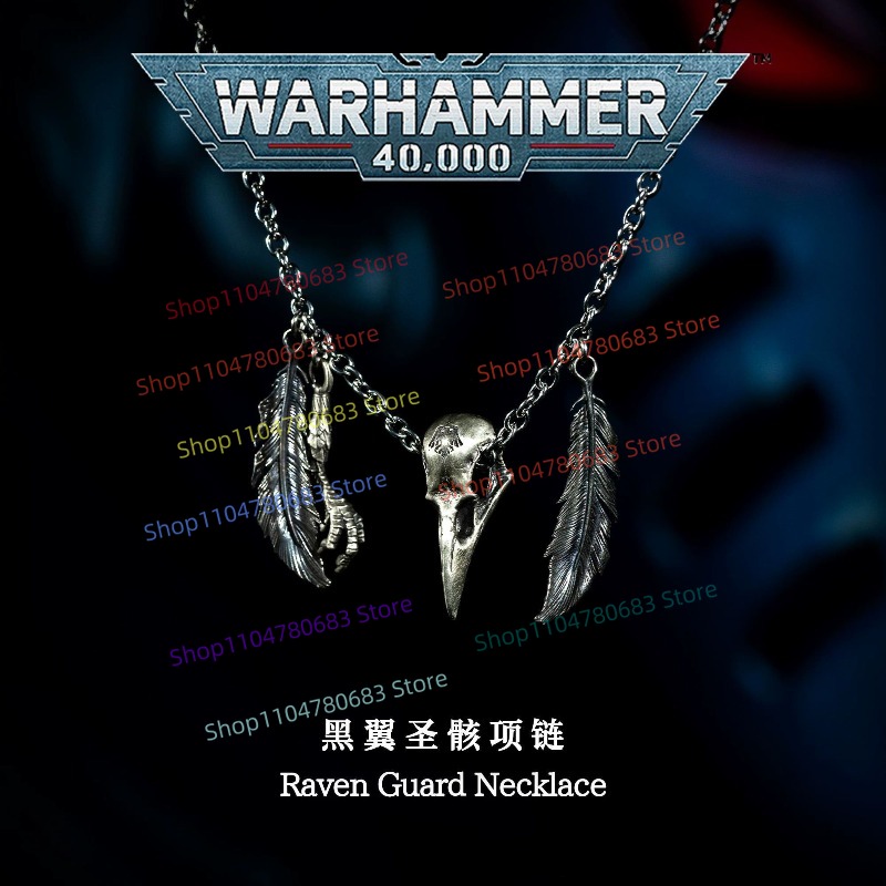 40K Raven Guard Necklace, Retr - Men Accessories Collection review and price