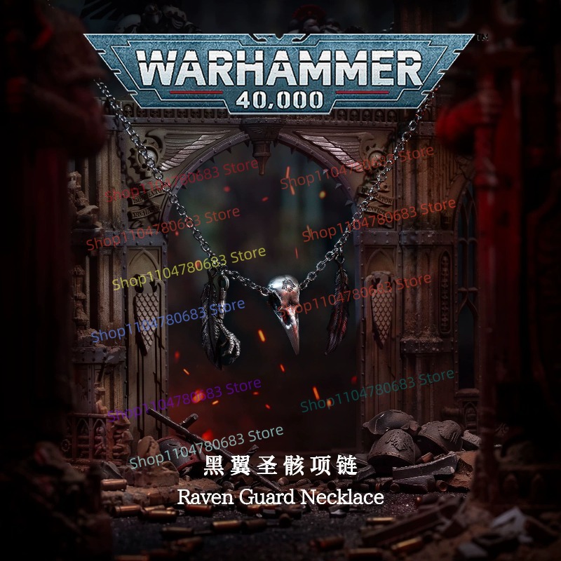 40K Raven Guard Necklace, Retr - Men Accessories Collection review and price