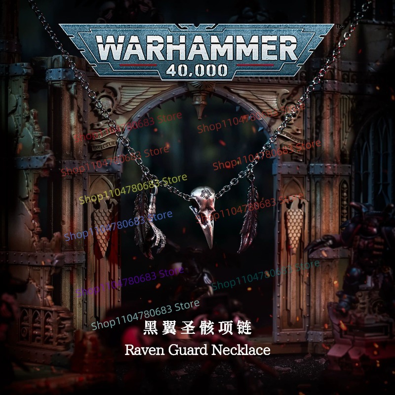 40K Raven Guard Necklace, Retr - Men Accessories Collection review and price