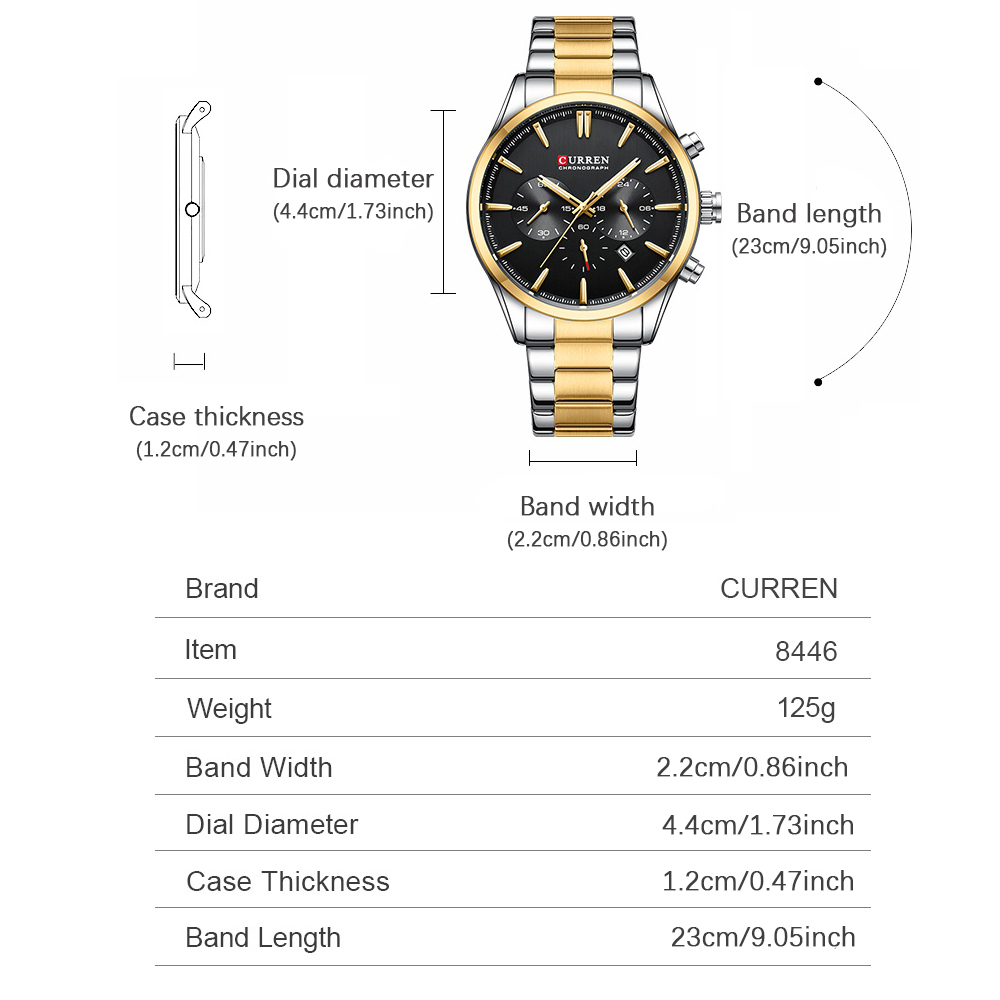 CURREN Casual Quartz Chrono Sp - Men'S Accessories Jewelry Bracelet review and price