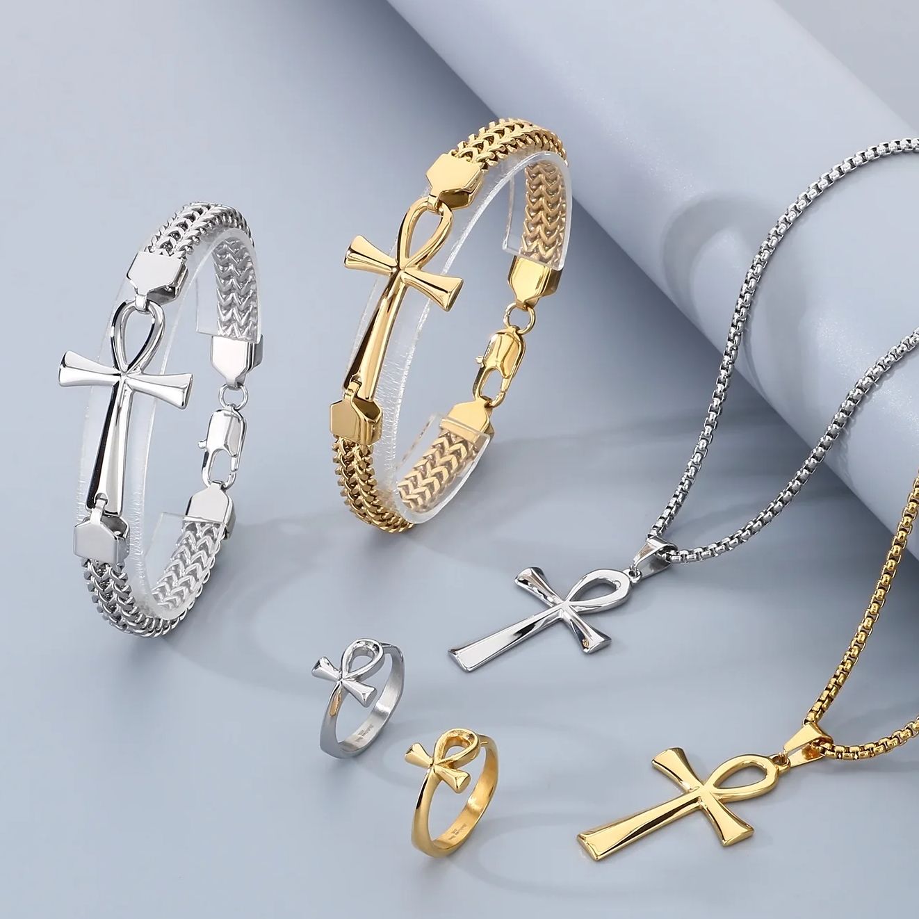 HaoYi Stainless Steel Egypt Cr - Men'S Accessories Jewelry Egypt review and price