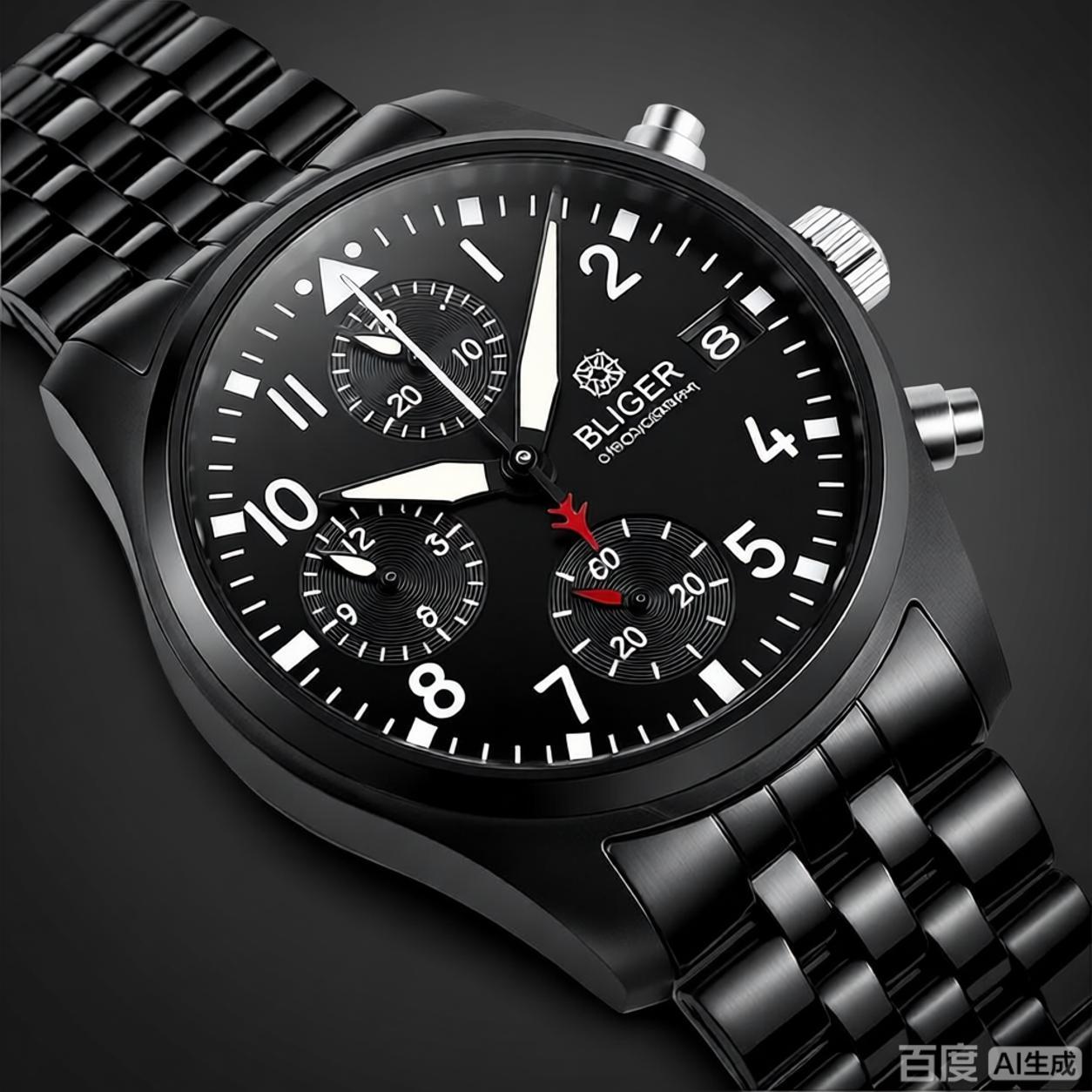 BLIGER Full Black Brushed 38mm - Men'S Accessories Jewelry Bracelet review and price
