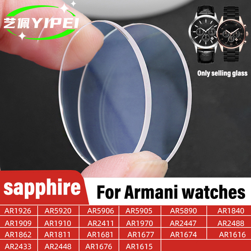 Flat sapphire glass watch crys - Men'S Accessories Armani review and price