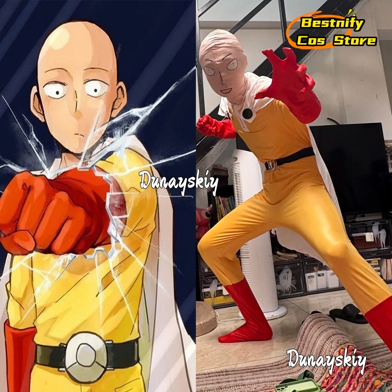 Saitama MAN Cosplay Jumpsuit C - Men Accessories Korea review and price