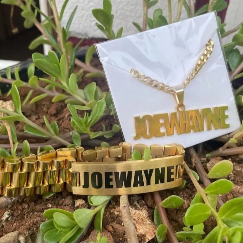 Custom Men Name Necklace Big B - Men'S Accessories Jewelry Bracelet review and price