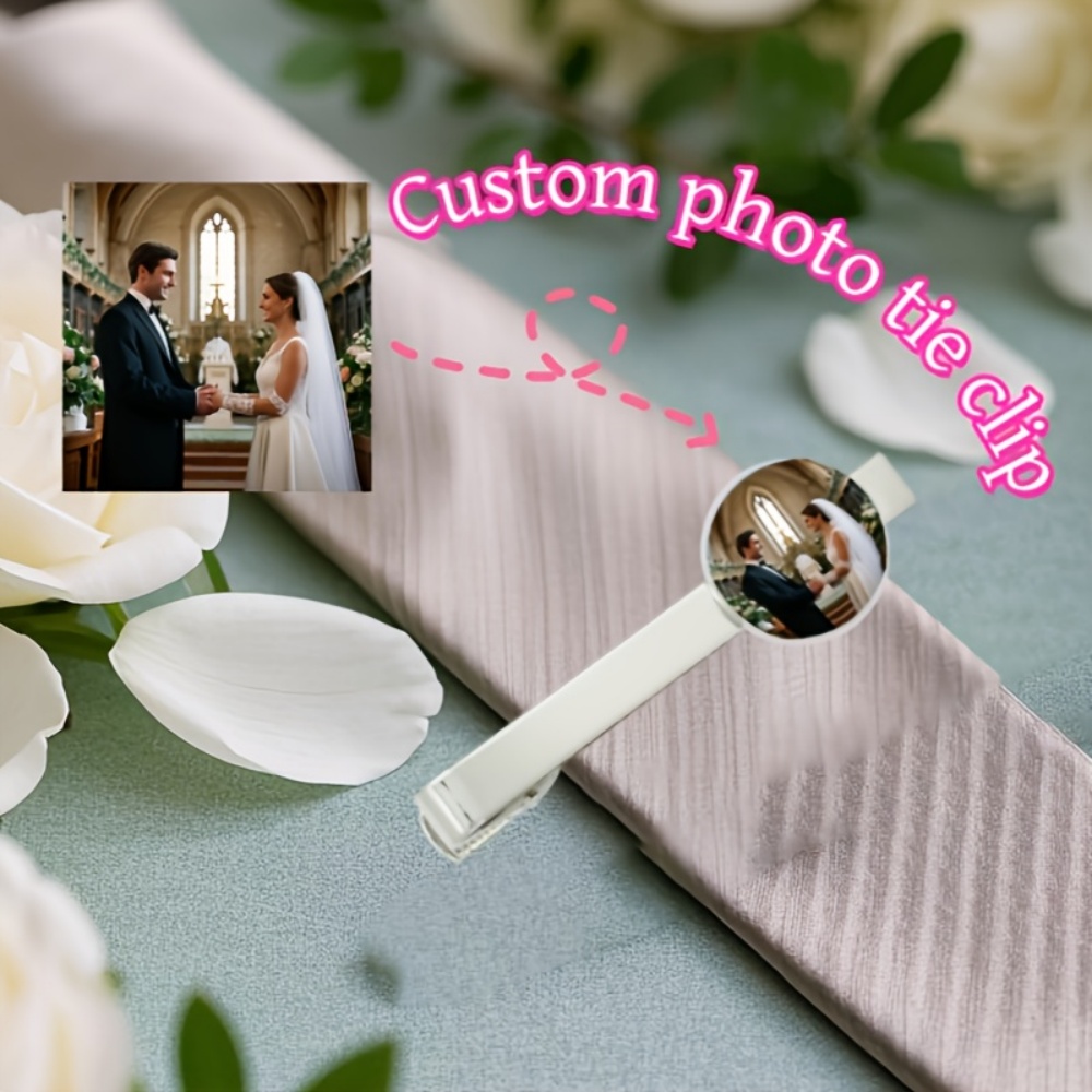 Custom Photo Engraved Text Tie - Men Accessories For Wedding review and price