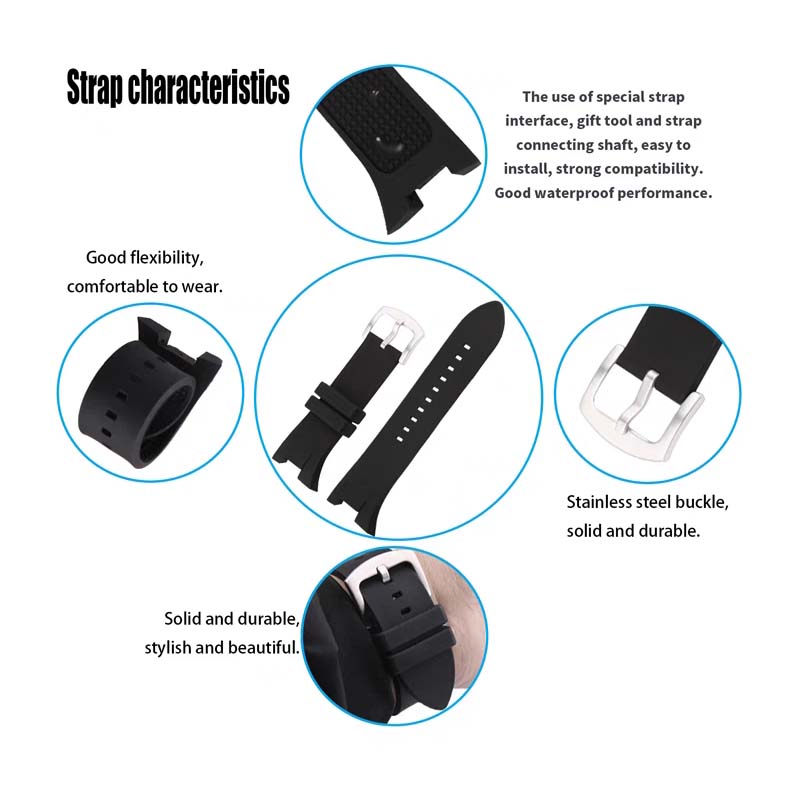 Men rubber watch band accessor - Men'S Accessories Armani review and price